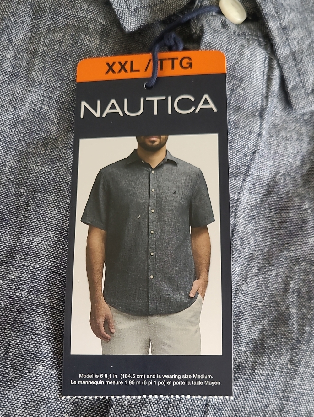 Nautica Short Sleeve Shirt ~ XXL